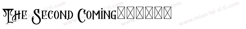 The Second Coming字体转换